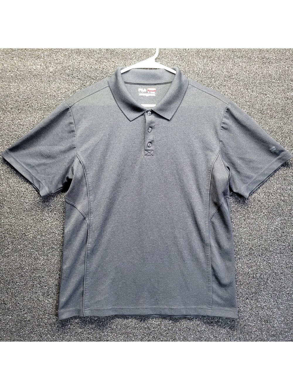 Fila Sport Golf Plain Gray Polo Sz M